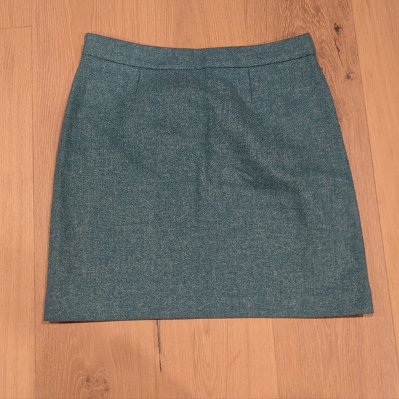 Boden teal wool skirt - Picture 2 of 5